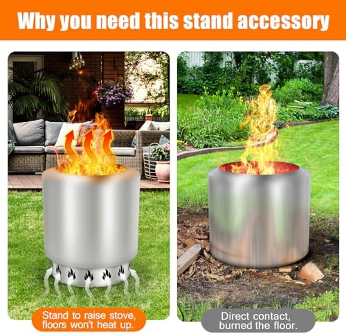 Hisencn Fire Pit Stand for Solo Stove Ranger