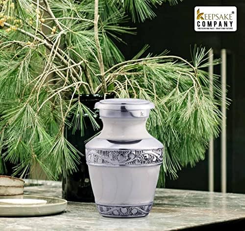 Little Urns for Human Ashes White - Small Urn for Cremation