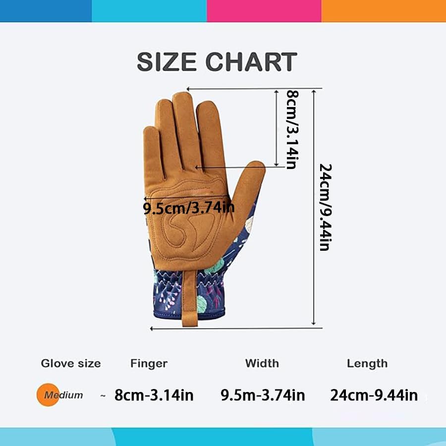 Durable Leather Gardening Gloves With Grip And Breathability