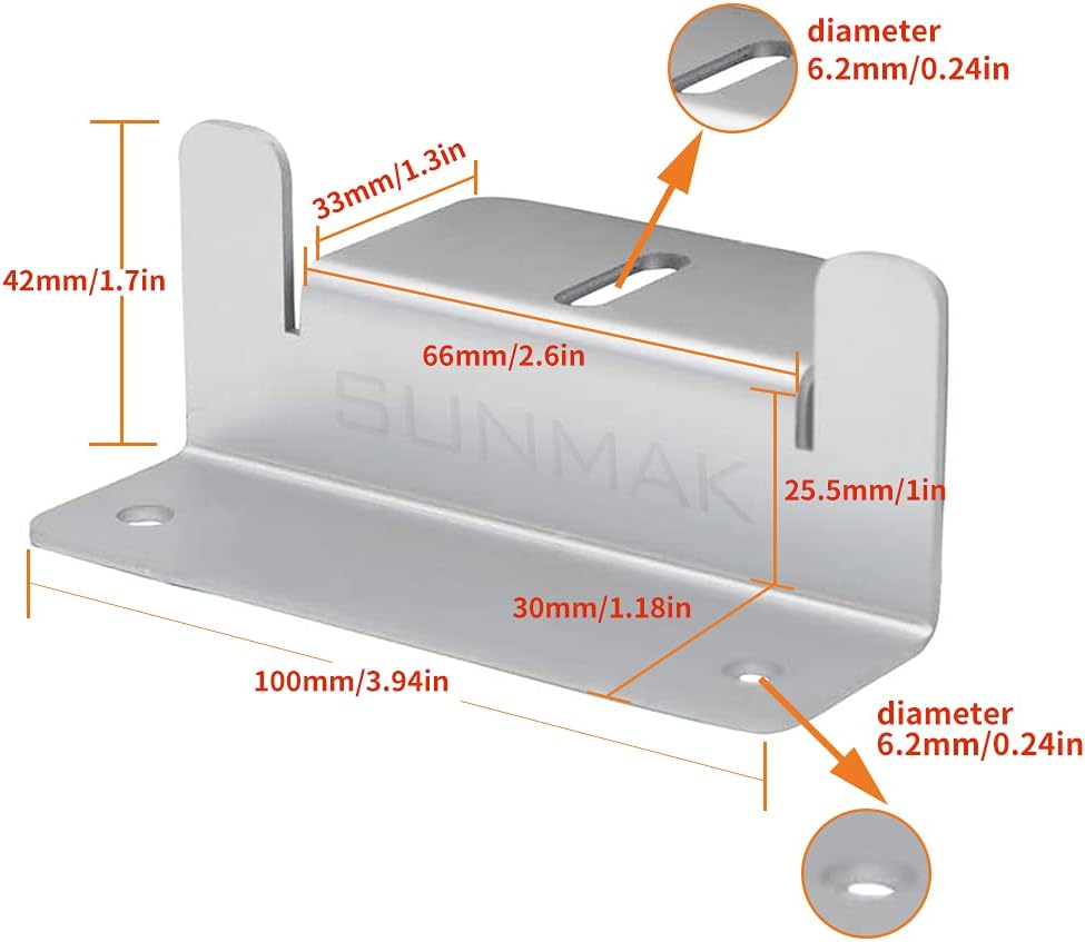16 Units Solar Panel Mounting Z Brackets for RVs and Boats