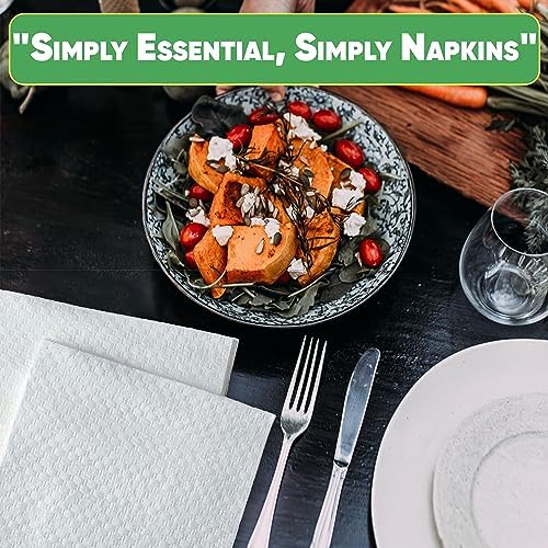 Perfect Stix Elegant Lunch Napkin 1 Ply White