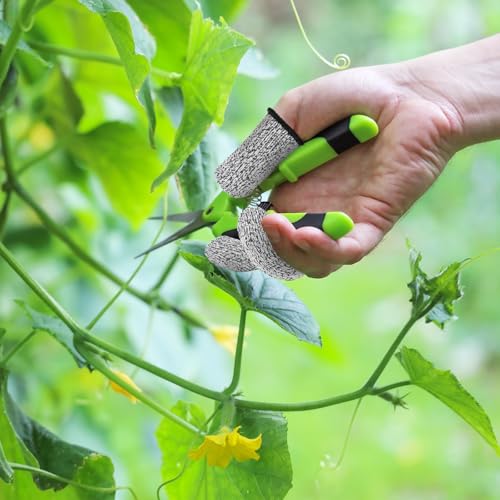 PATIKIL Cut Resistant Finger Cots 12 Pcs Reusable Grey
