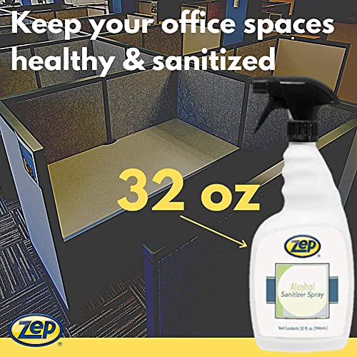 Zep Alcohol Hand Sanitizer Spray 32 oz Case of 12