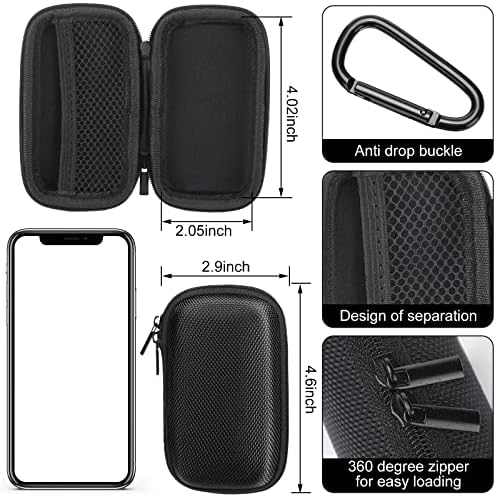 Woanger 4Pcs Asthma Inhaler Holder Travel Case