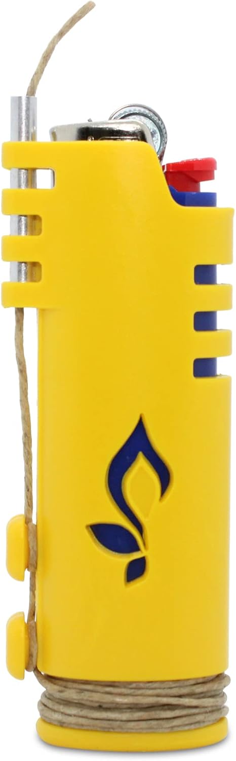 Hemplights Hemp Wick Lighter Wrapper Yellow