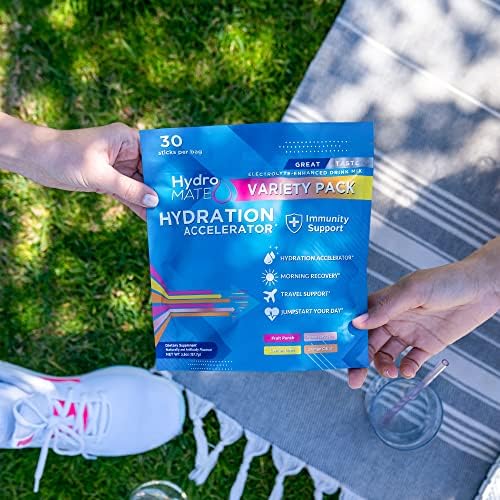 HydroMATE Electrolytes Powder Drink Mix 30 Count Pack