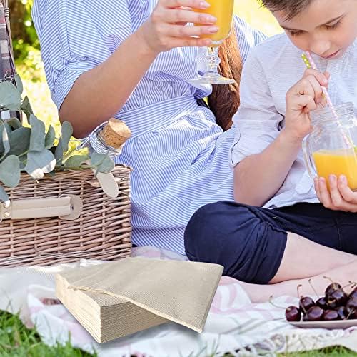 200 Count Compostable Cocktail Napkins for All Occasions