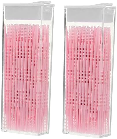 2 Pack Portable Dental Interdental Brushes for Oral Care