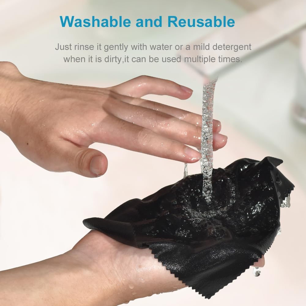 Mcyye 8PCS Microfiber Cleaning Cloths for Glasses and Electronics