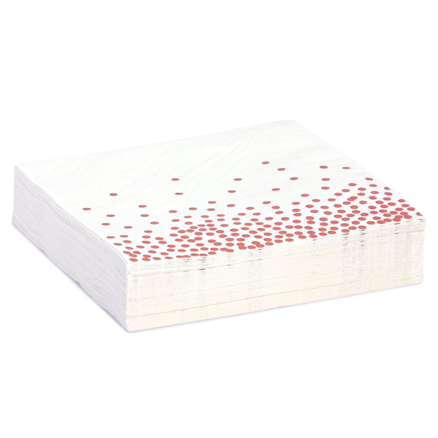Juvale 50 Pack Disposable Rose Gold Napkins 65 Inch 3 Ply