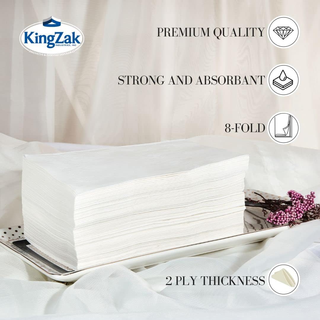 Premium White Napkins 100 Count Value Pack
