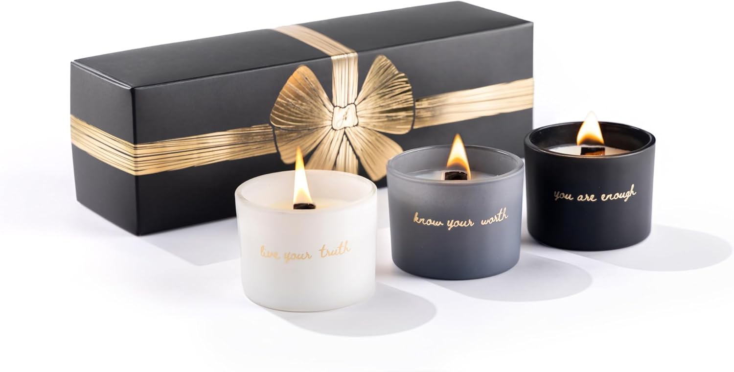 Aromatherapy Candle Set Natural Soy Candles for Stress Relief Relaxation
