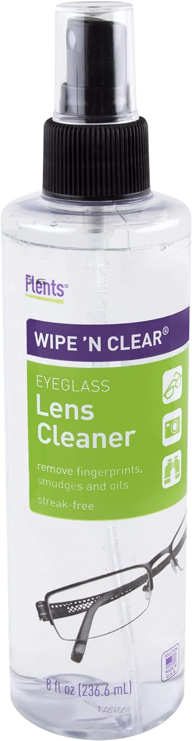 Flents Wipe N Clear Lens Cleaner 8 oz