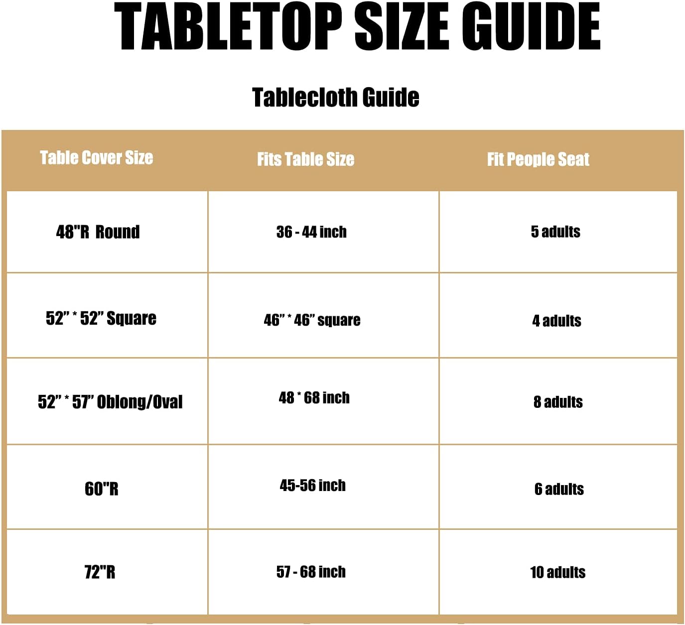 Lushvida Round Vinyl Waterproof Tablecloth Grey