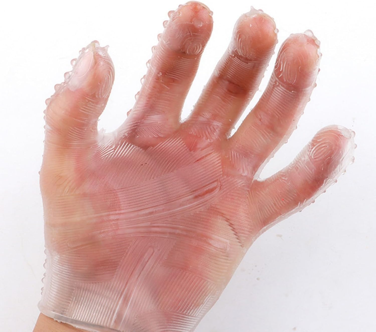 N-ING 2x Silicone Massage Glove for Bath and Flirting
