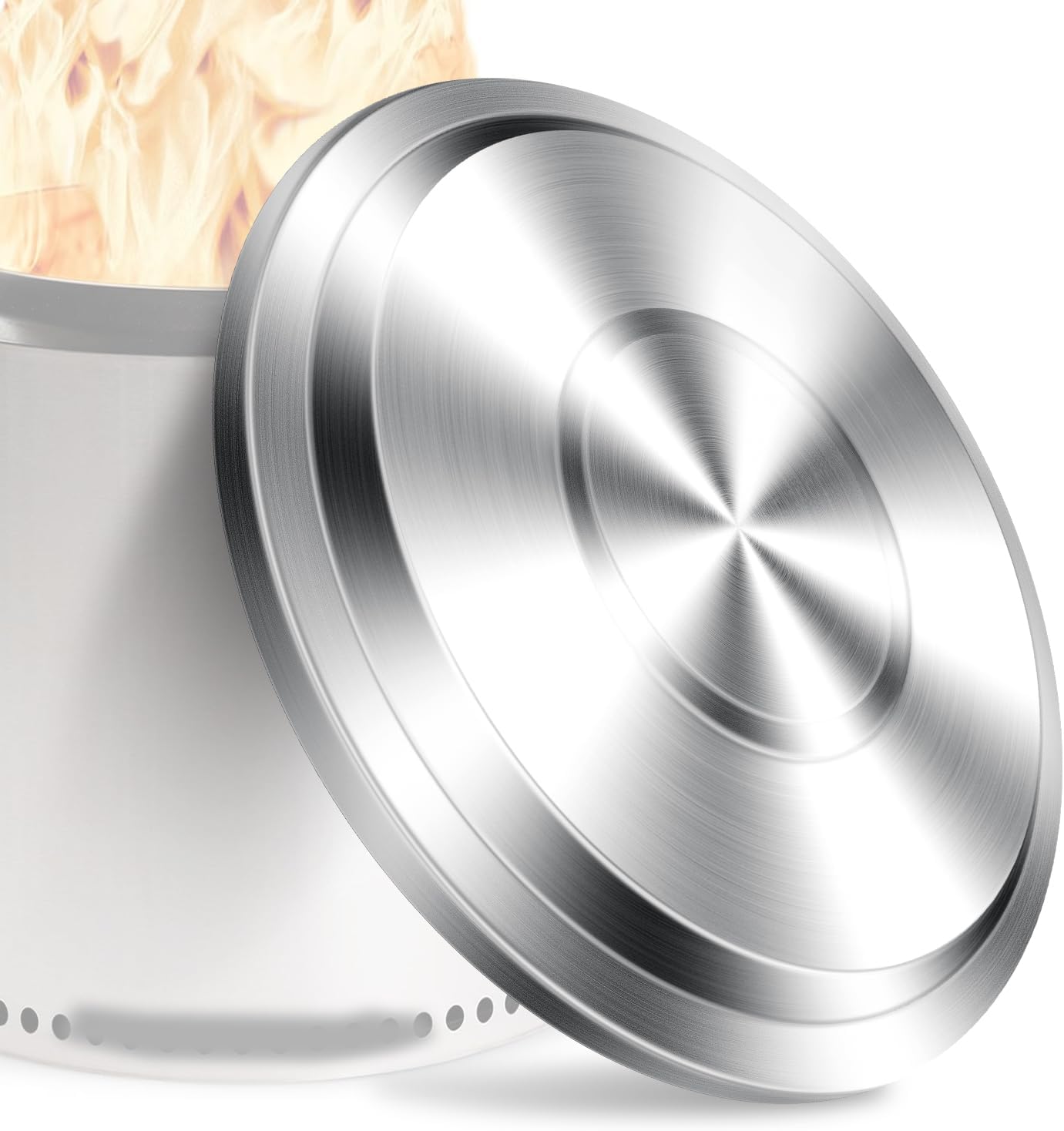 Hipiere 195 Inch Fire Pit Lid for Solo Stove Bonfire 10 20