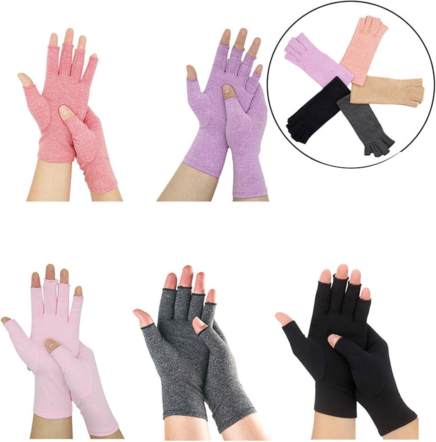 One Compress Bamboo Arthritis Gloves for Comfort and Flexibility