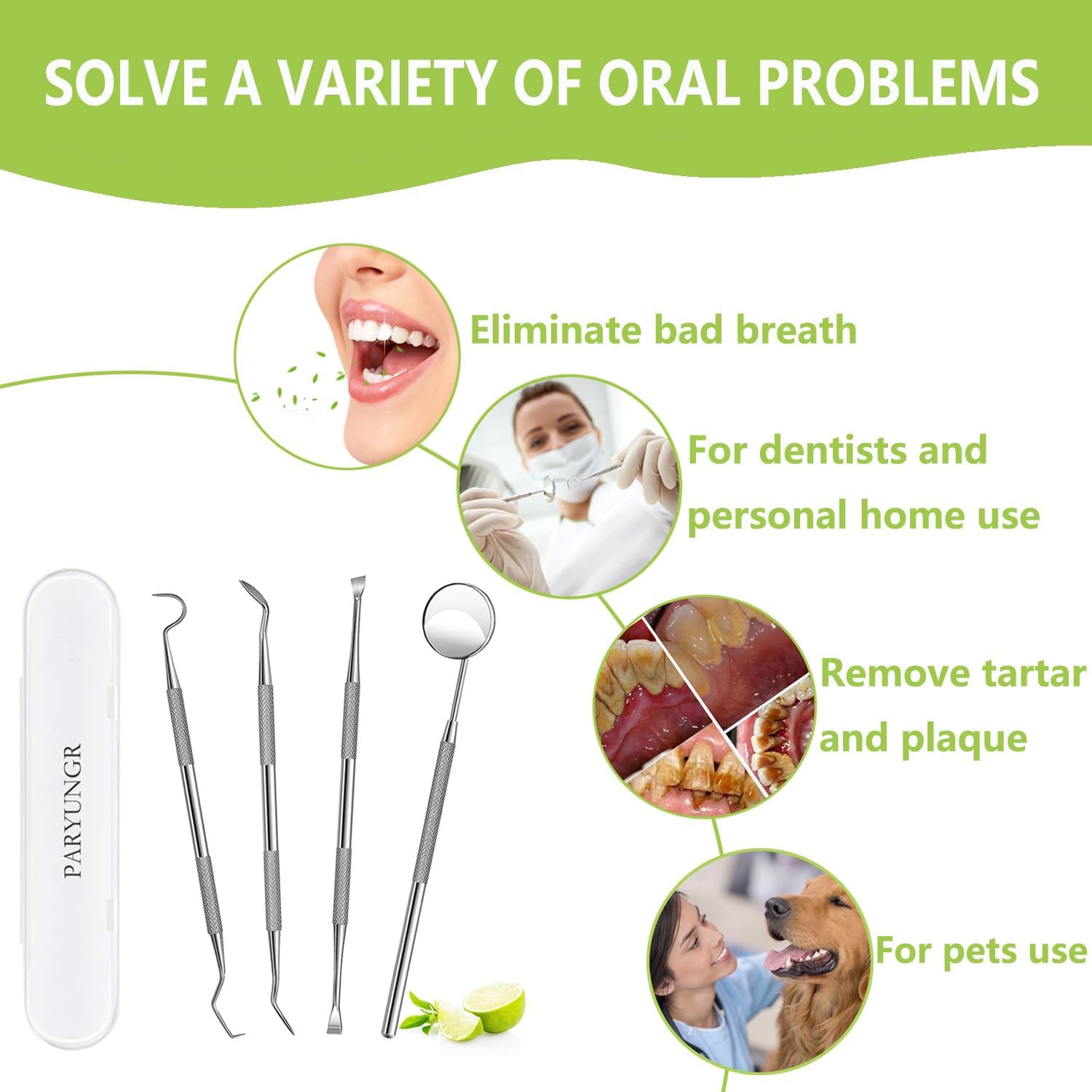 PARYUNGR Dental Care Kit with Storage Box