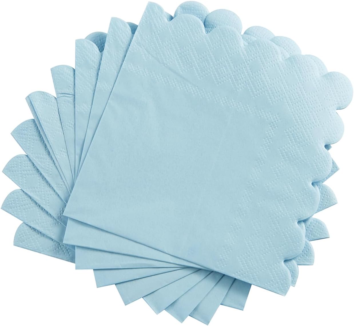 200 Pack Light Blue Cocktail Napkins 5x5