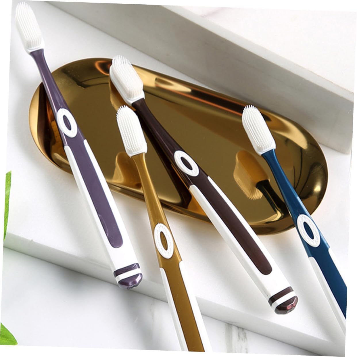 10pcs Soft Nano Toothbrush Heads Set for Sensitive Gums