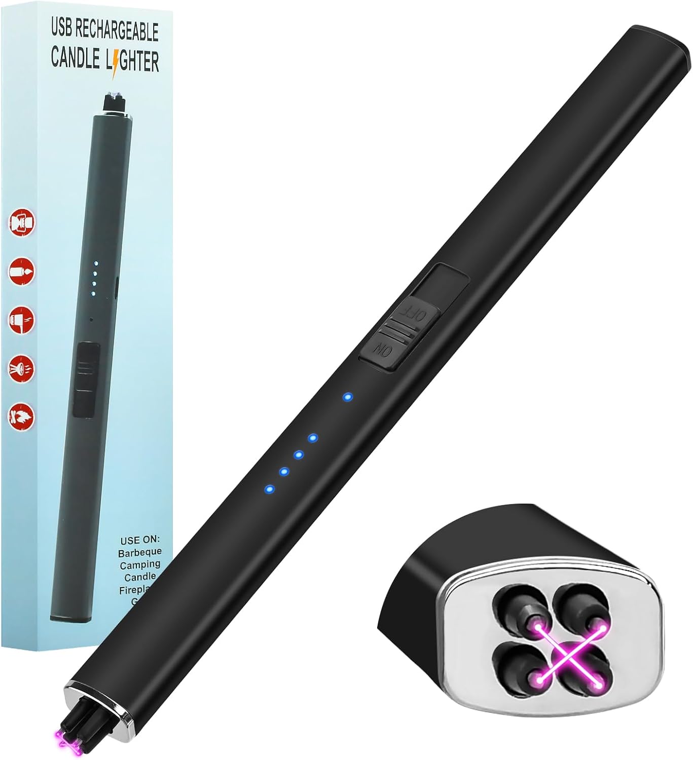 Electric Lighter Candle Lighter Rechargeable for Men and Women