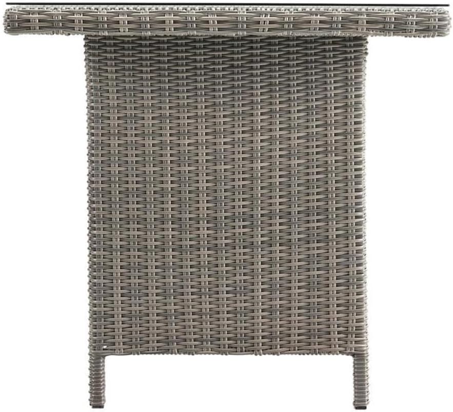 Asti 3-Piece Outdoor Dining Set - Weather-Resistant Wicker and Aluminum Frame