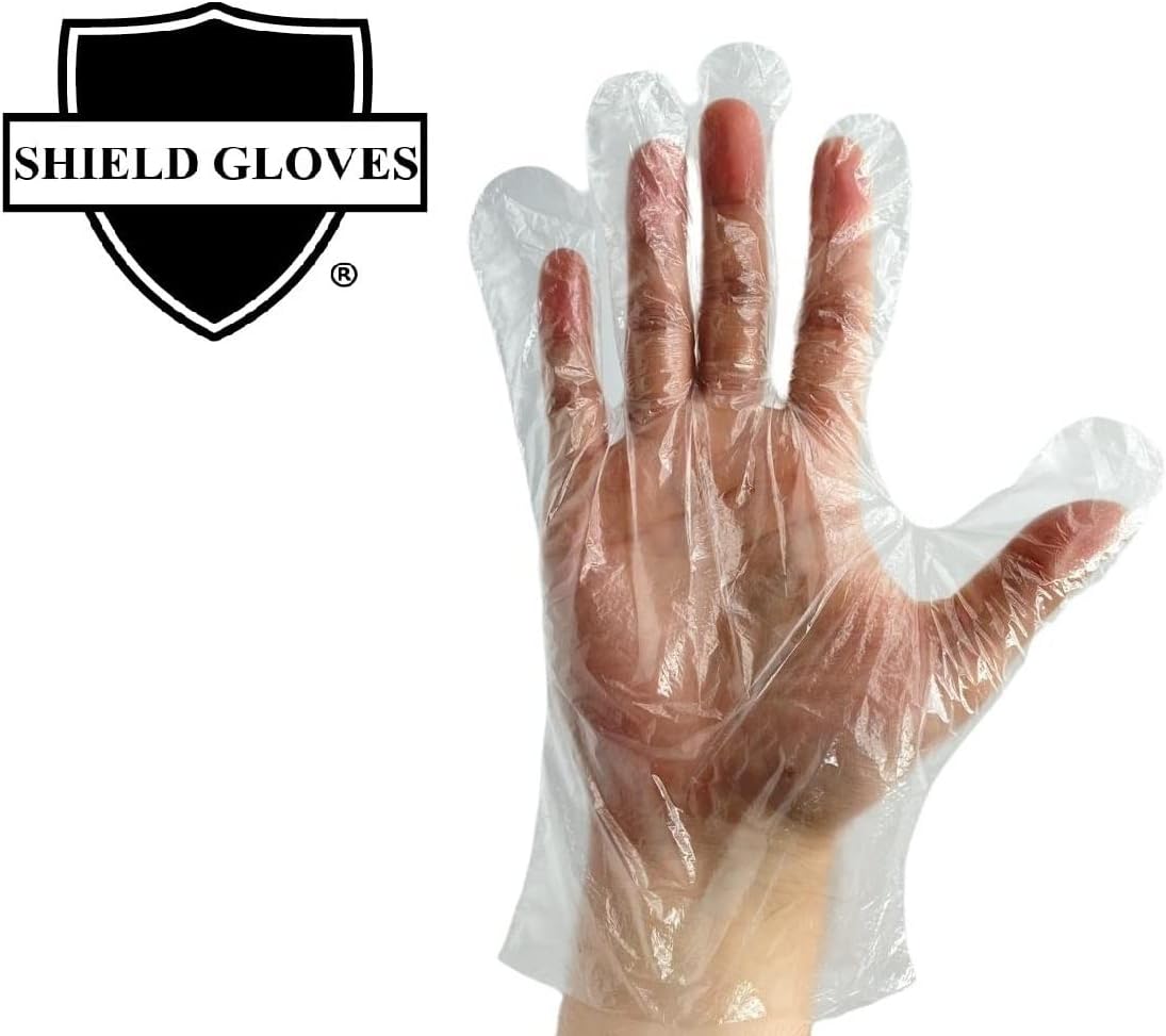 Disposable Food Gloves 2000 Pack Clear X-Large 20 Mil