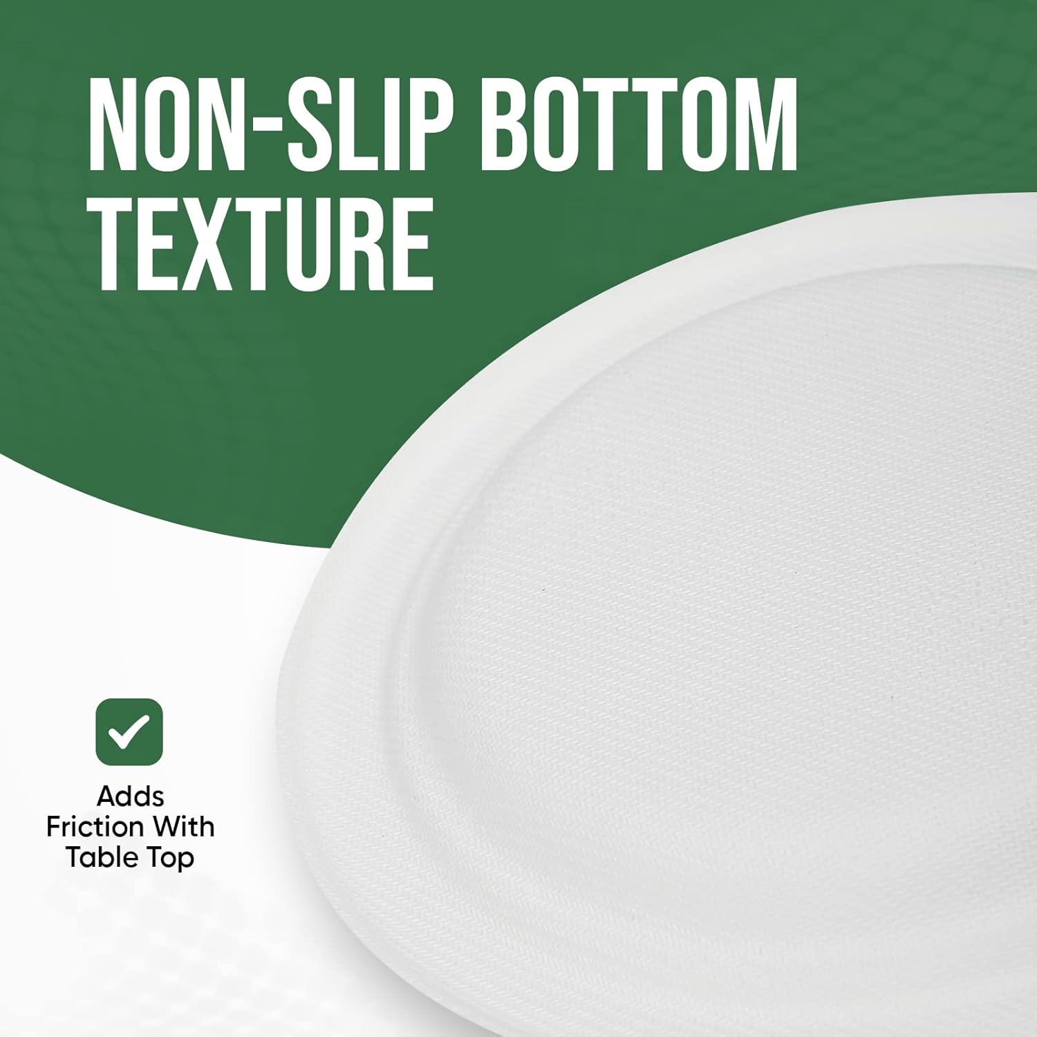 TaidMiao 100 Pack 6 Inch White Paper Plates