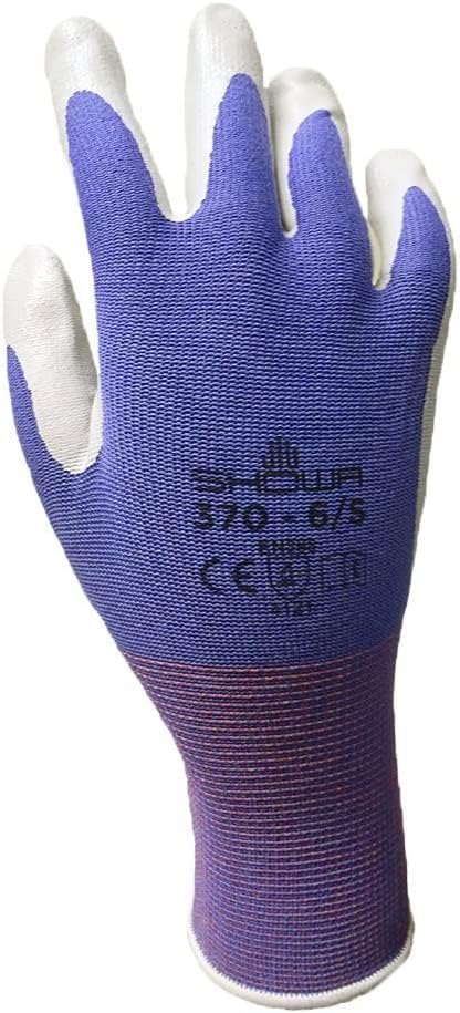 12 Pack Showa Atlas NT370 Nitrile Garden Gloves - Sizes XS S and Large Assorted Colors