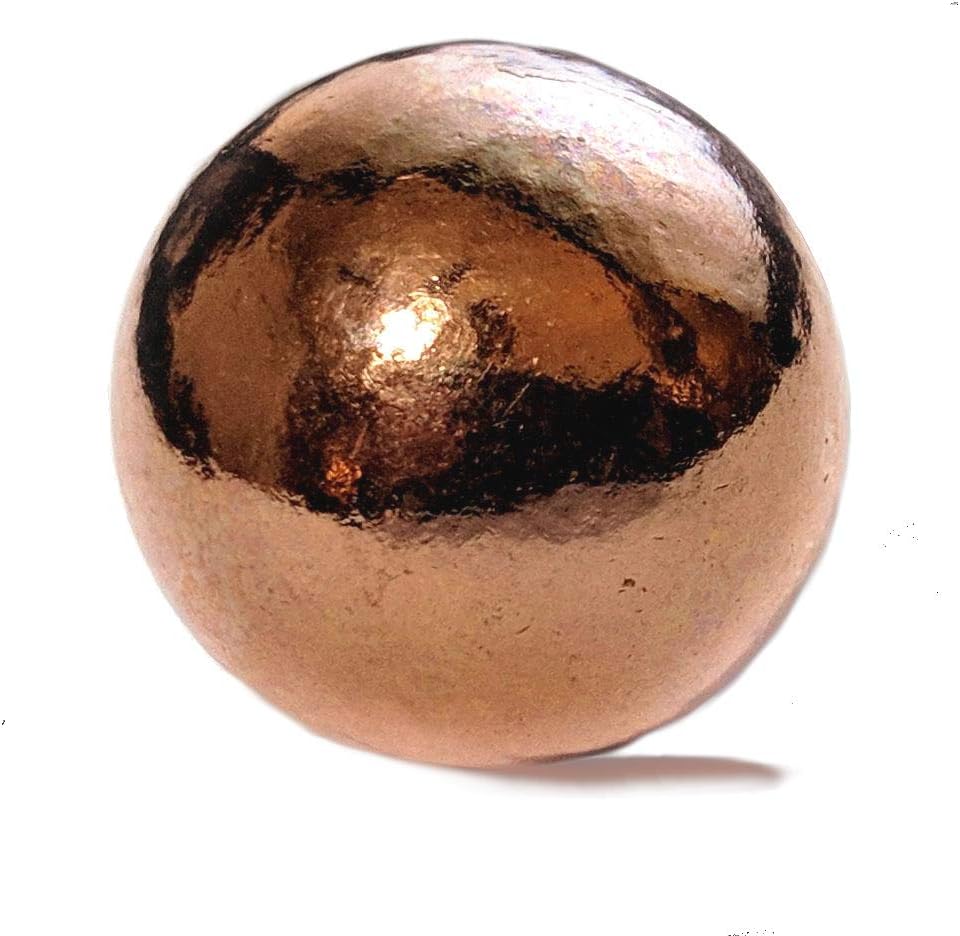 Unique Metals Pure Copper Sphere 1-18 Inch