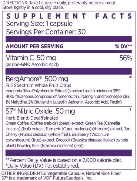 NAOMI Heart Health Citrus Bergamot Nitric Oxide