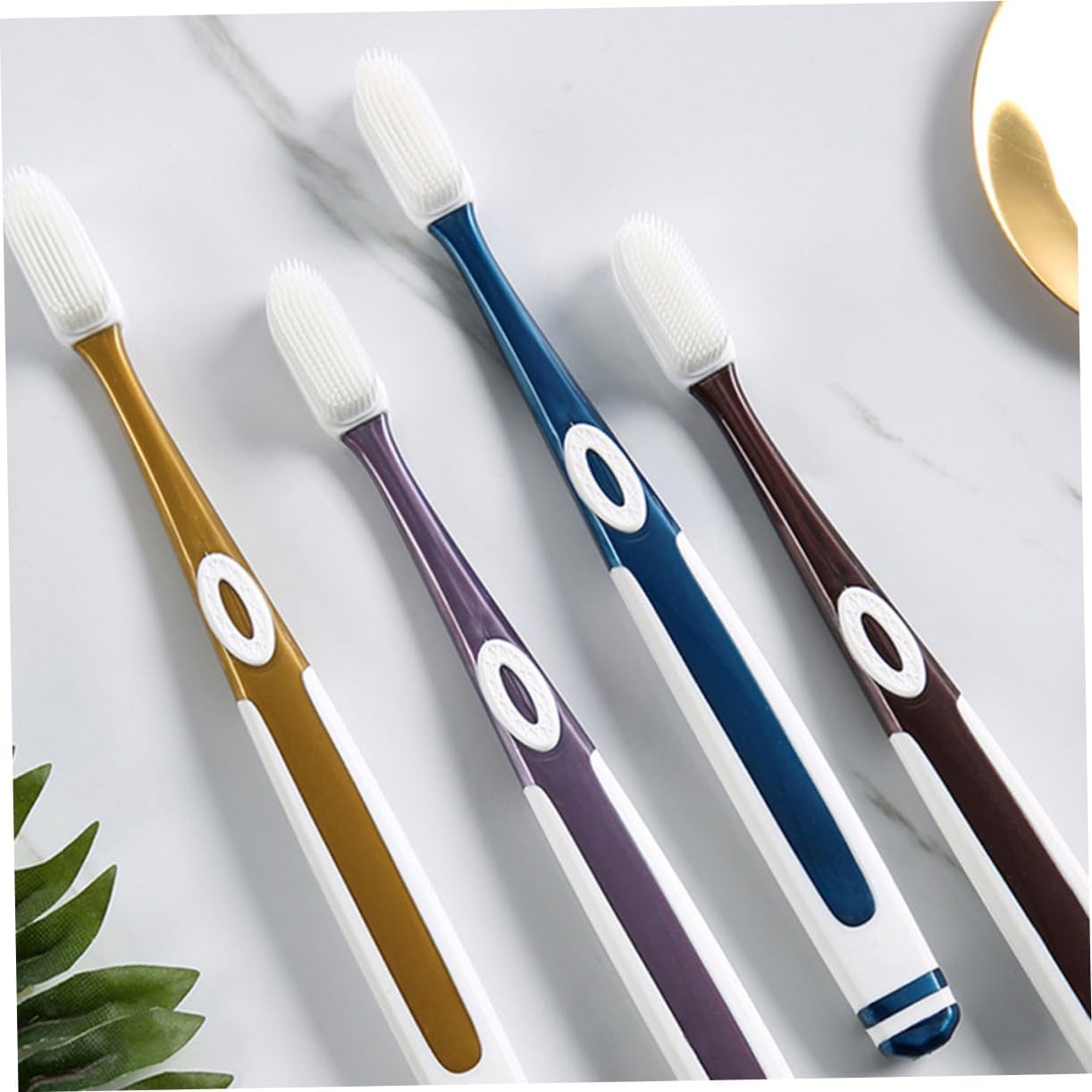 10pcs Soft Nano Toothbrush Heads Set for Sensitive Gums