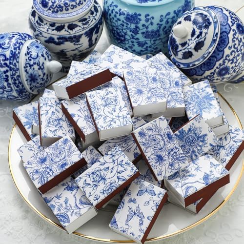60 Pcs Spring Flower Match Holders Containers