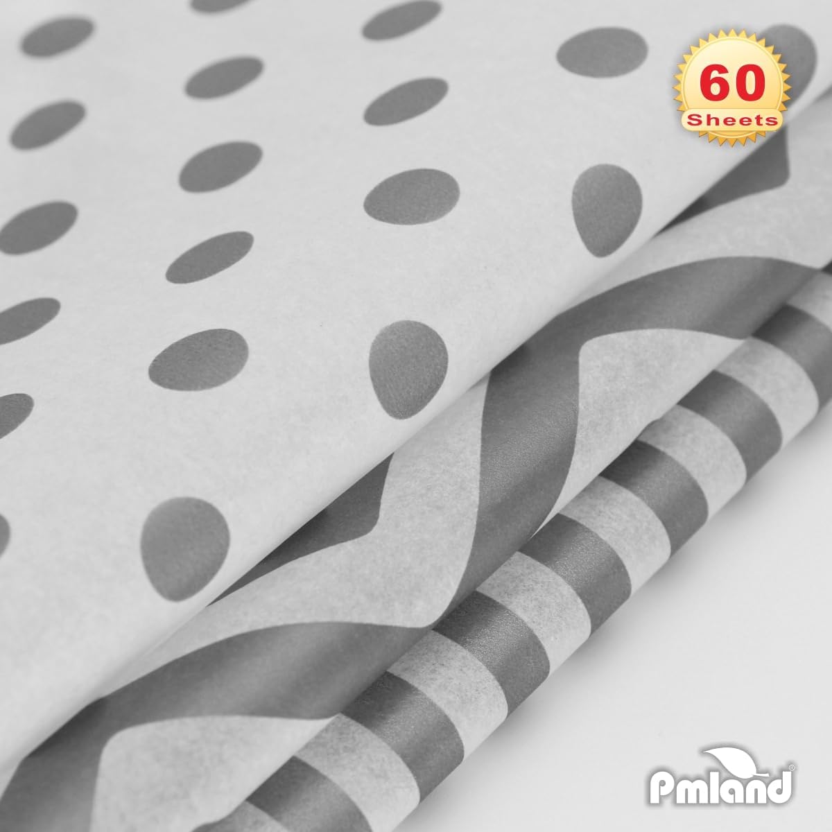 PMLAND Premium Gift Wrapping Tissue Paper 60 Sheets