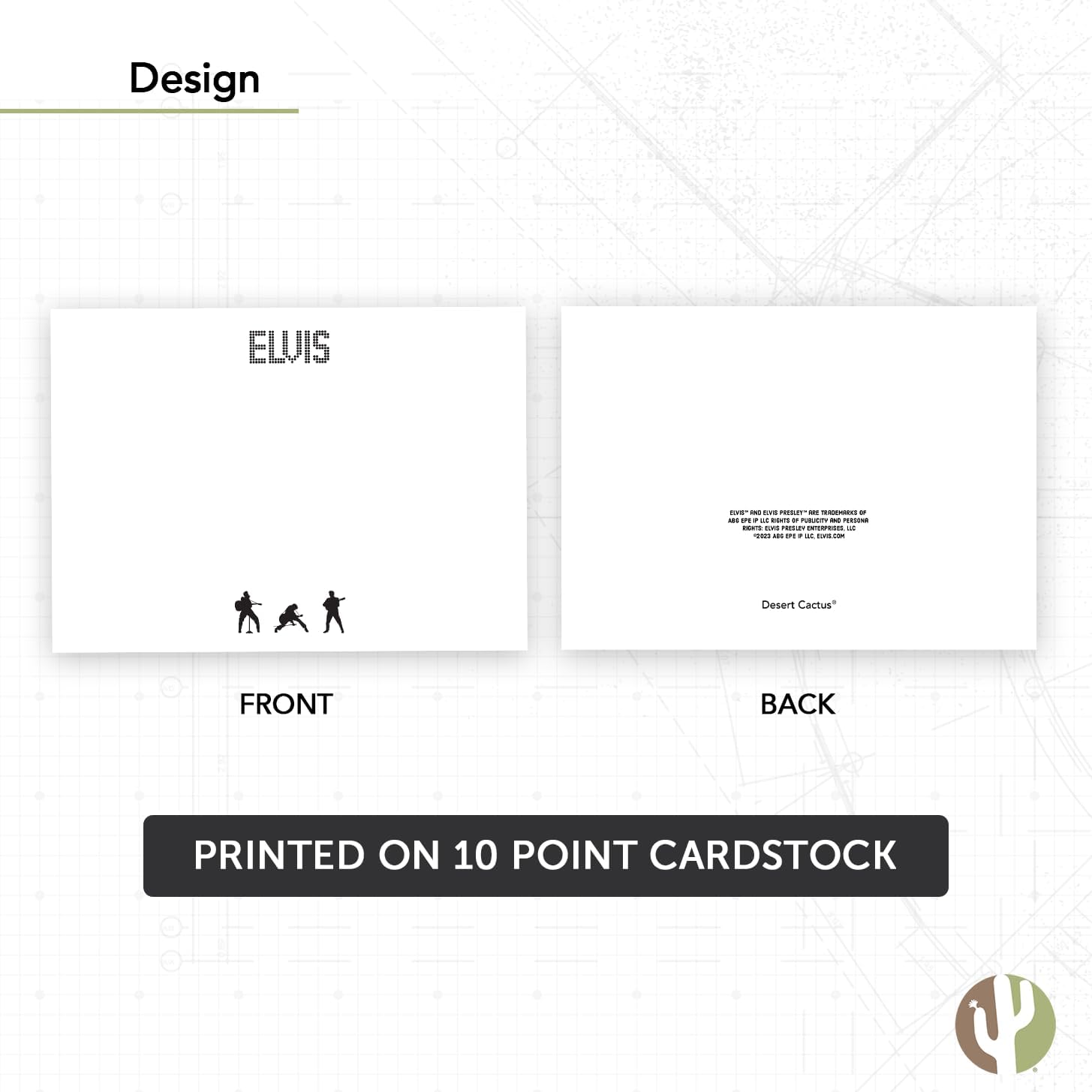 Elvis Presley 10 Pack Notecards with Envelopes