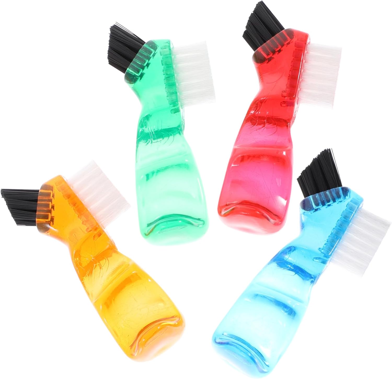 4Pcs Double Sided Denture Brushes for Easy Cleaning