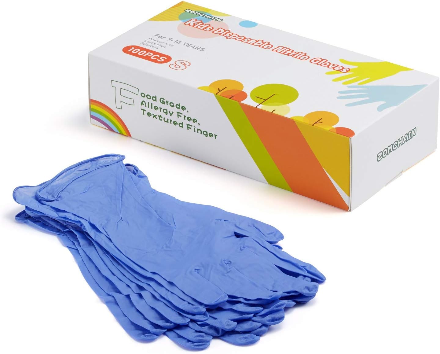 Kids Nitrile Gloves 7-14 Years 100 PCS
