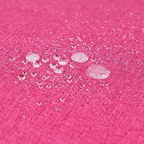 4TH Emotion Waterproof Throw Pillow Covers 12x20 Inch Rose Red Pack of 2