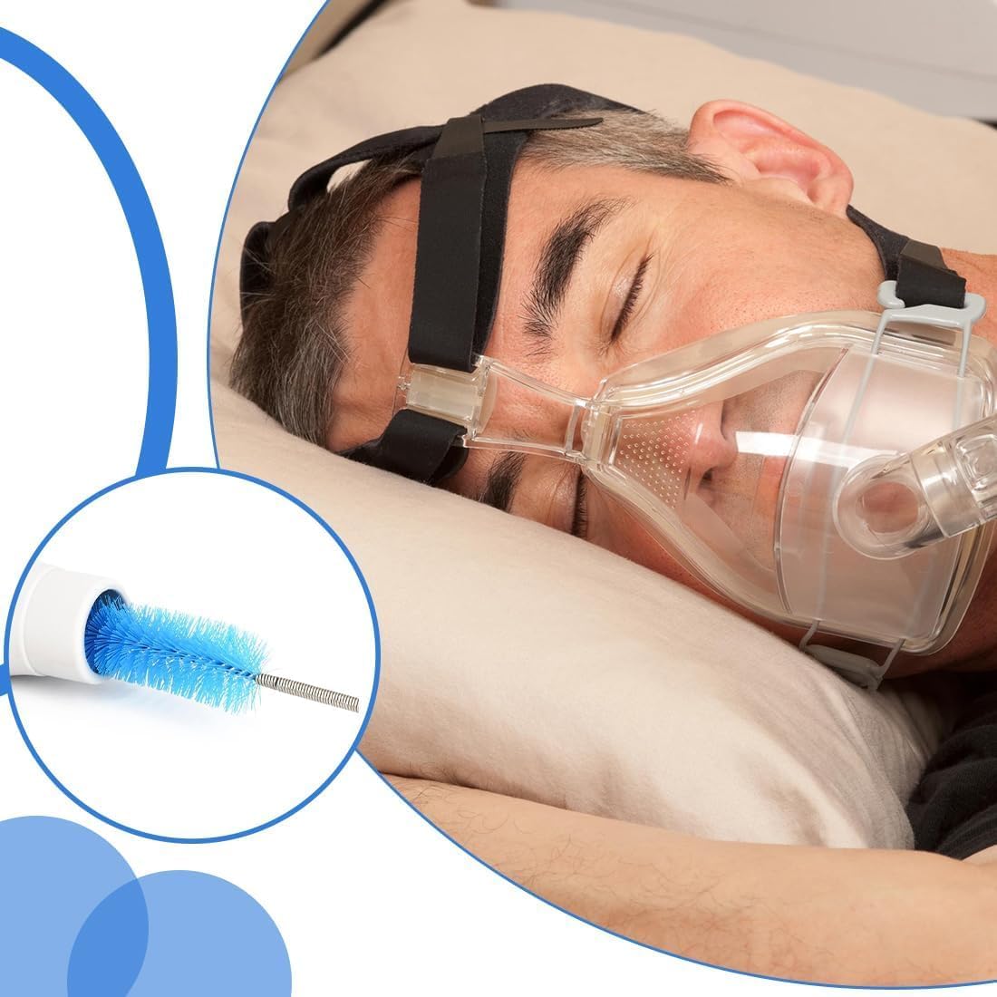 CPAP Tube Cleaning Brush Kit 7 Feet Flexible and 7 Inches Handheld