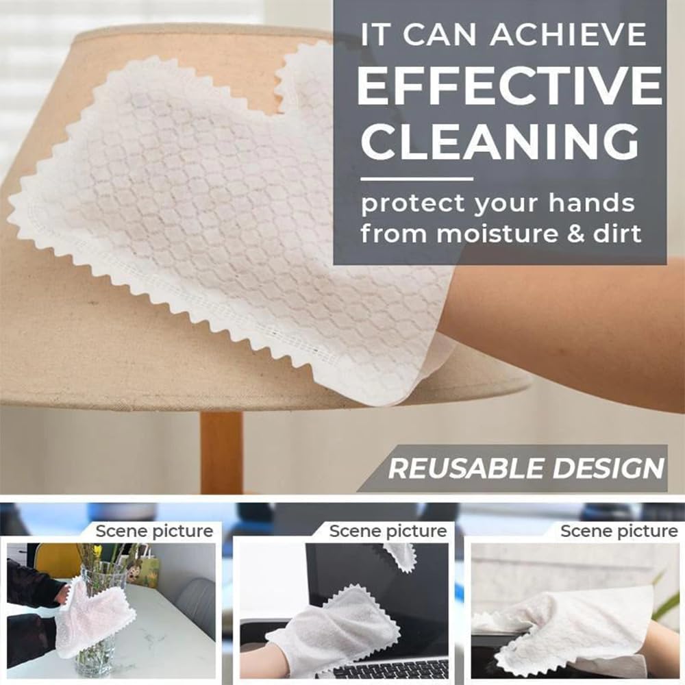 Multi-Purpose Washable Dusting Gloves for Home Use