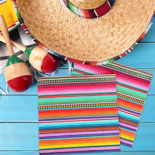 Peony Man 50 Pack Mexican Fiesta Cocktail Napkins