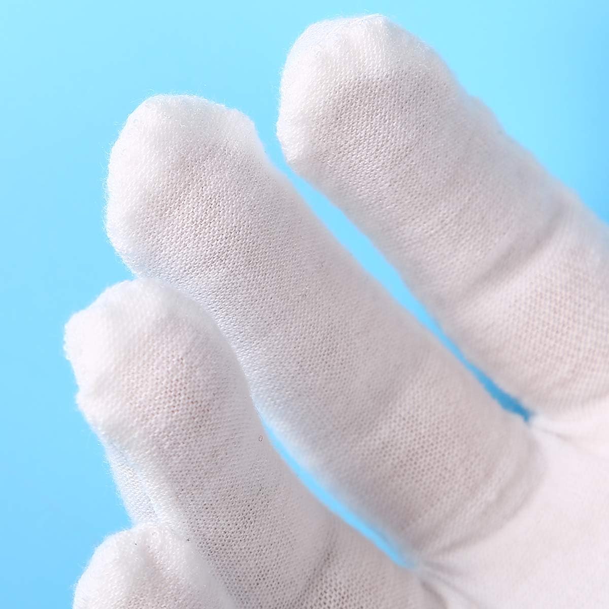 Renvena Cotton Gloves 12 Pairs Moisturizing Eczema Friendly