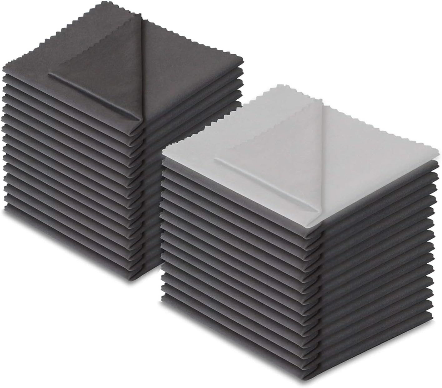 30 Pack Microfiber Cleaning Cloths for Glasses and Lenses