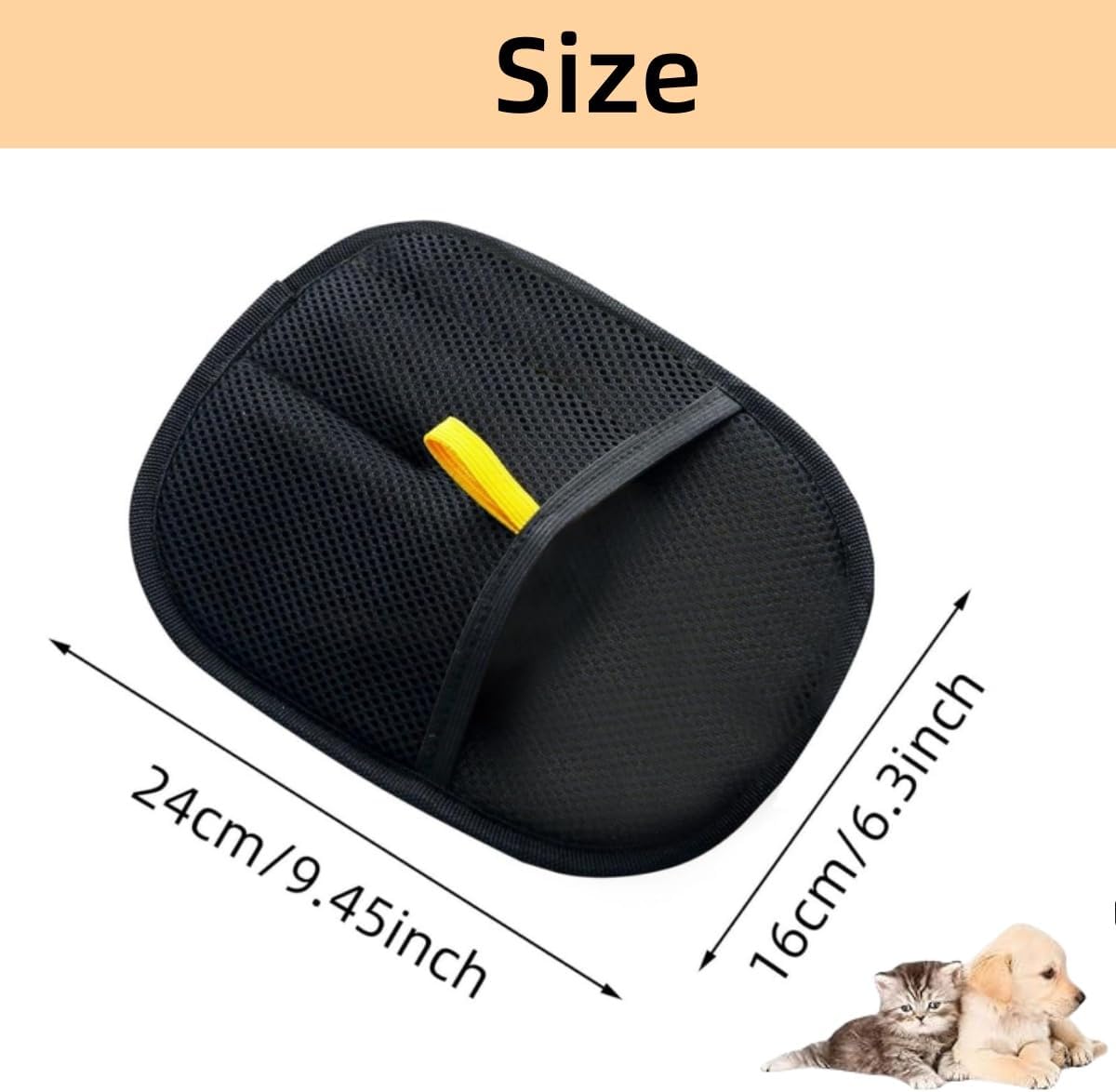 Double-Sided Pet Grooming Gloves for Dogs and Cats 1