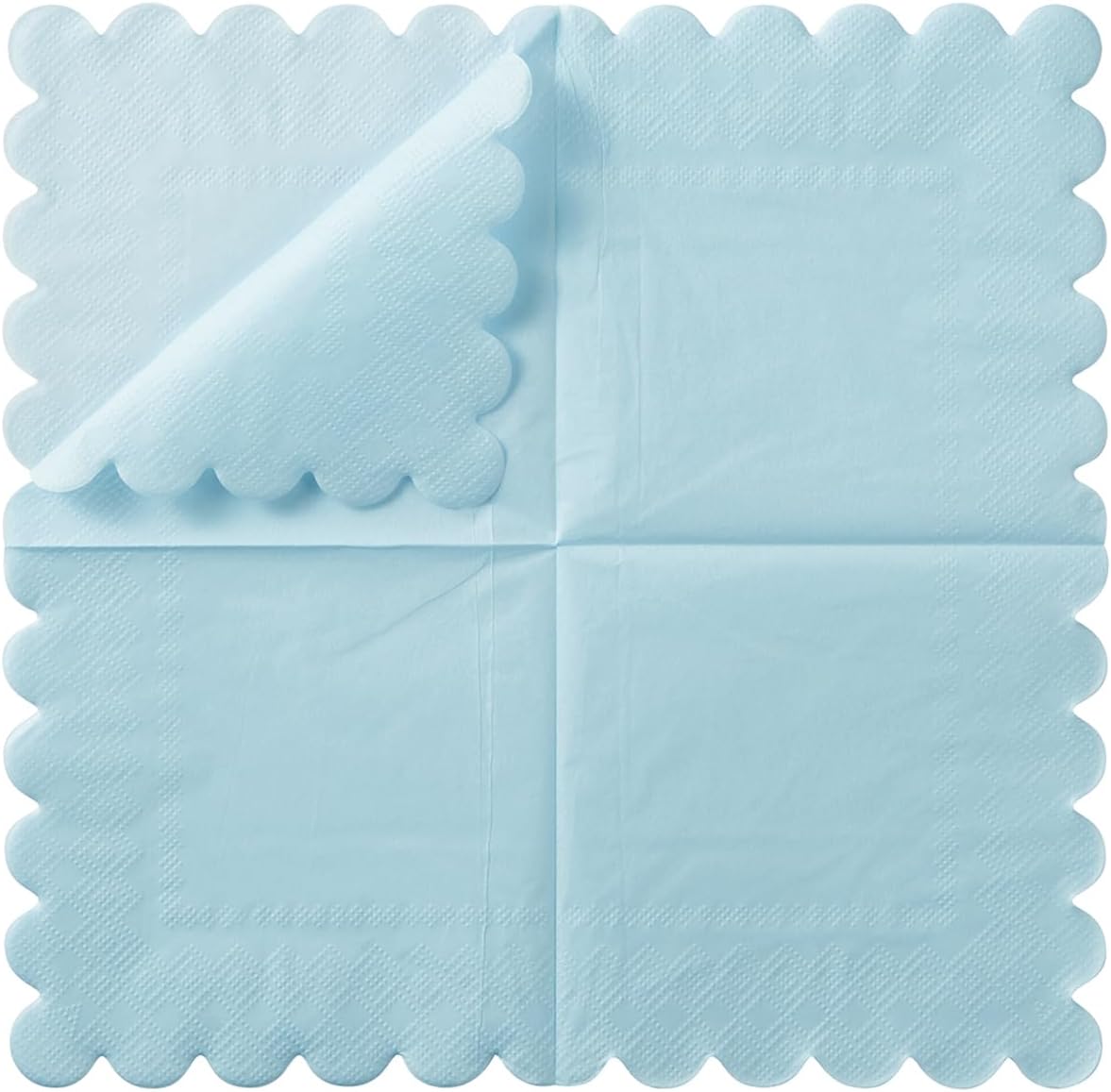 200 Pack Light Blue Cocktail Napkins 5x5