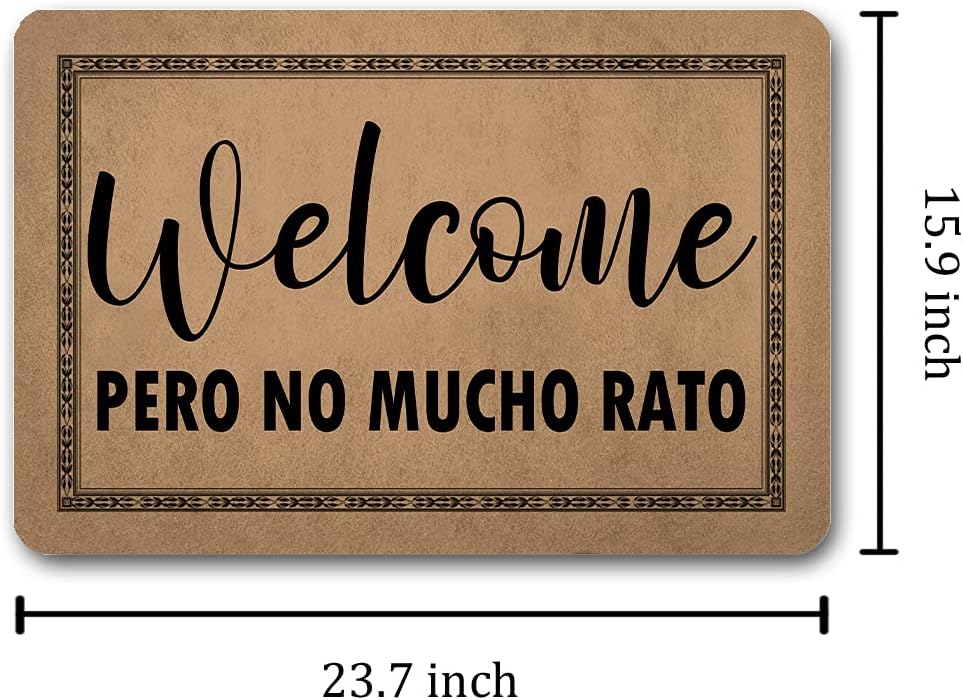 Funny Welcome Rugs with Anti-Slip Rubber Back