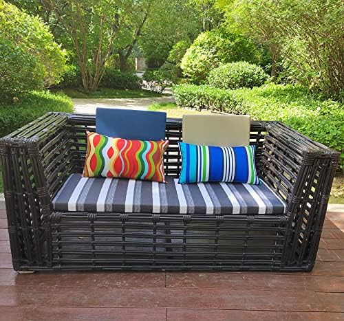 Waterproof Lumbar Pillow 2 Pack for Chair and Outdoor Use