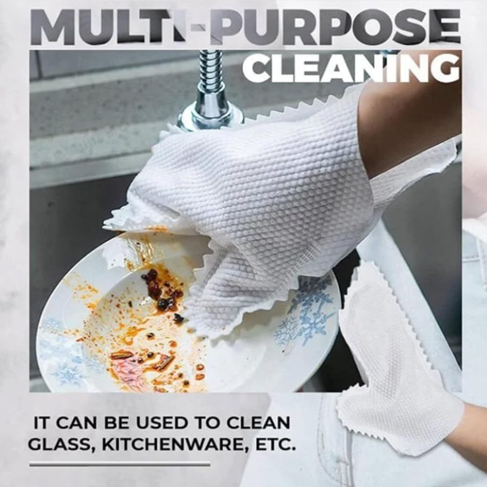 Multi-Purpose Washable Dusting Gloves for Home Use
