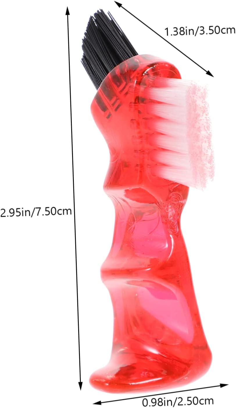 4Pcs Double Sided Denture Brushes for Easy Cleaning