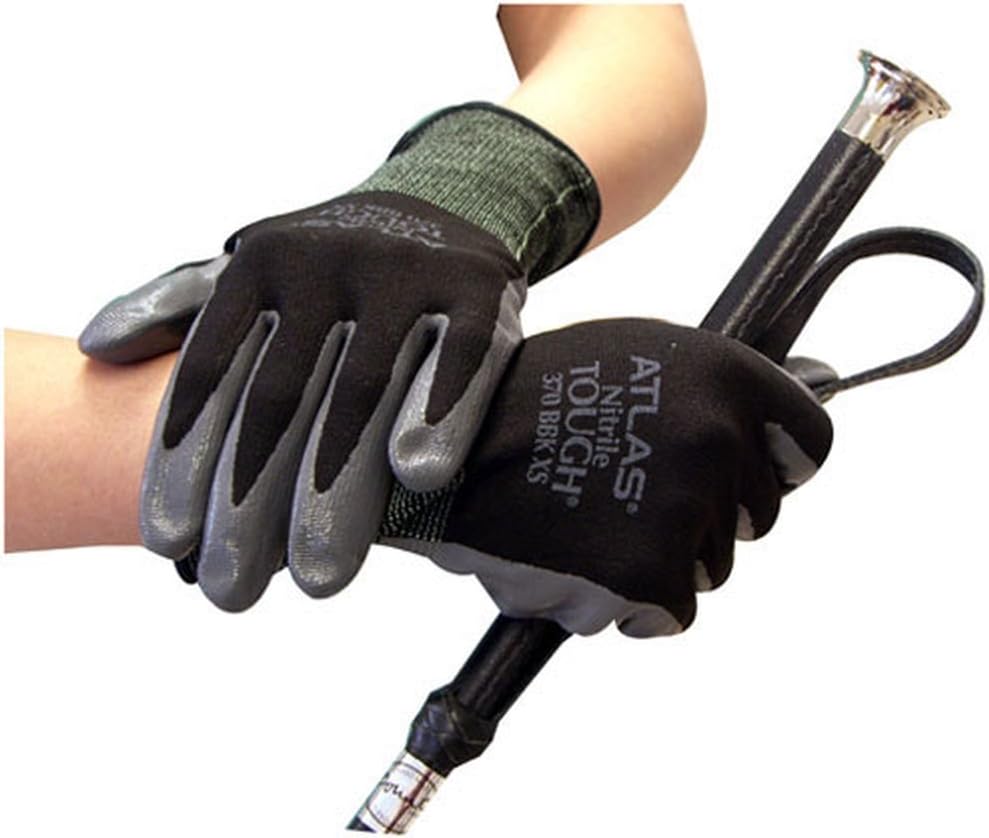 Atlas Glove 370BBK Nitrile Tough Gloves Large